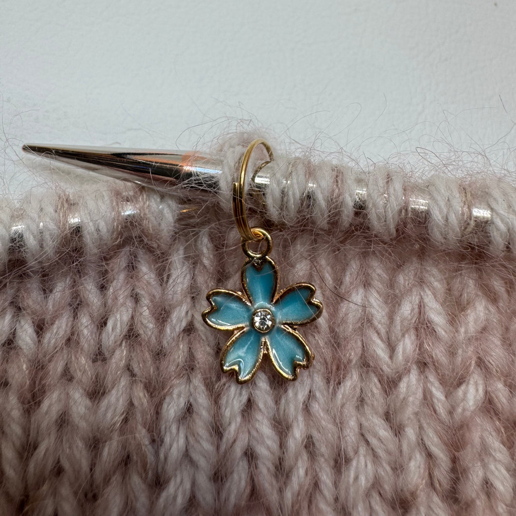 Prjónamerki - blóm