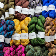 Good idea - Handlitað merino fingering garn