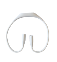 Load image into Gallery viewer, Hálslampi hvítur LED endurhlaðanlegur