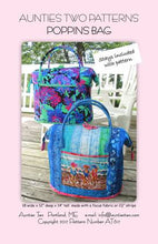 Load image into Gallery viewer, Aunties two patterns Poppins bag