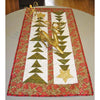 Tall trees christmas table runner - Snið