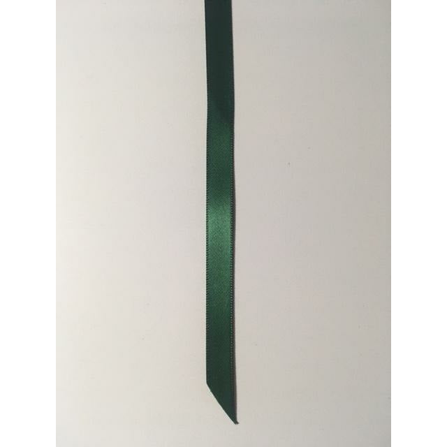 1.6 cm satin borðar - grænir