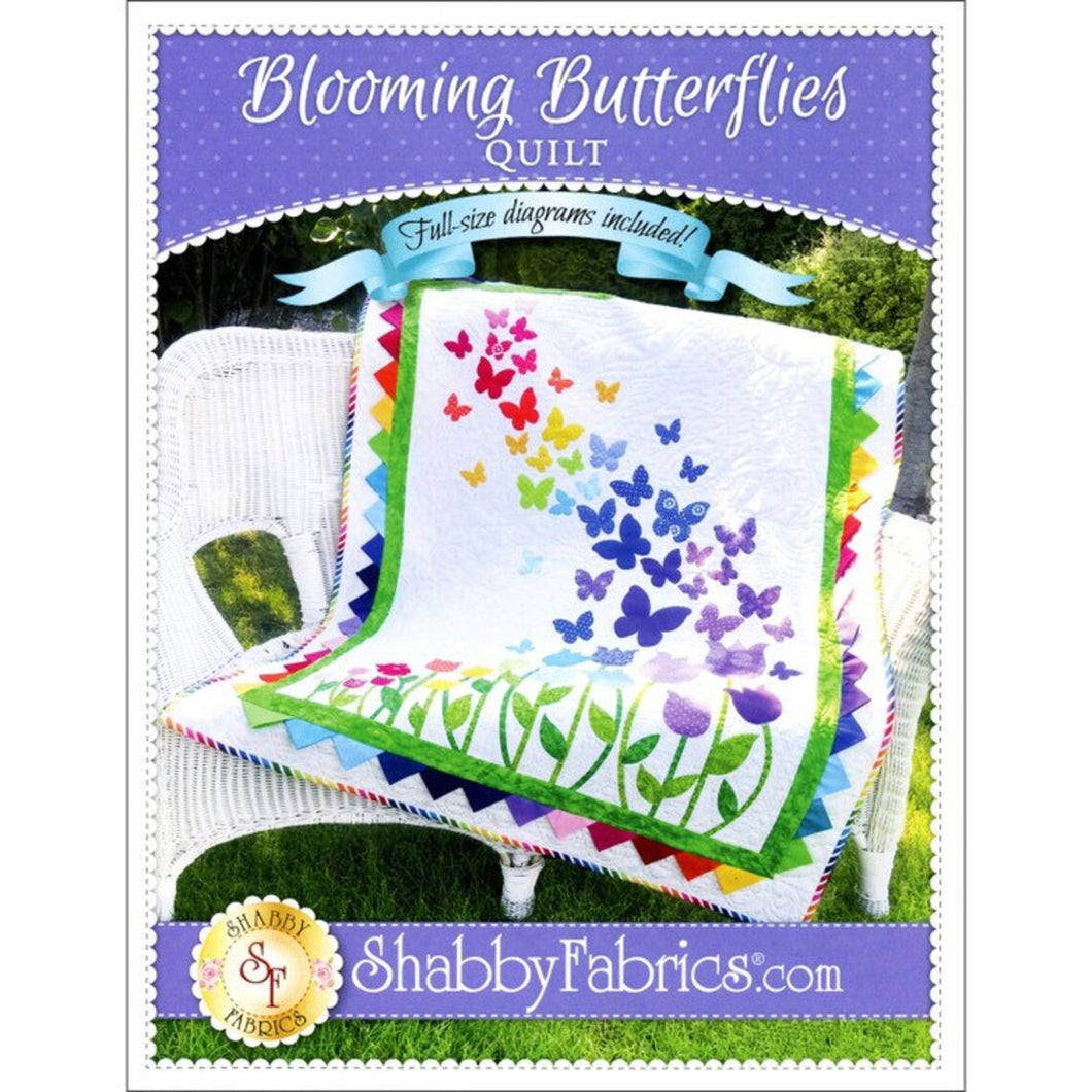 Blooming Butterflies quilt - Snið