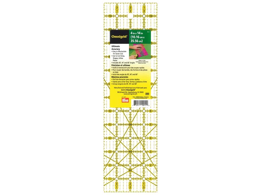 Omnigrid Bútasaumsstika 4x14 in