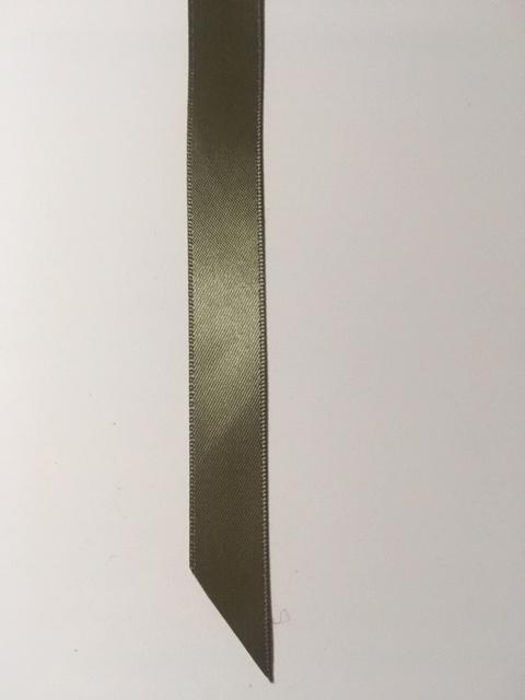 1.6 cm satin borðar - grænir