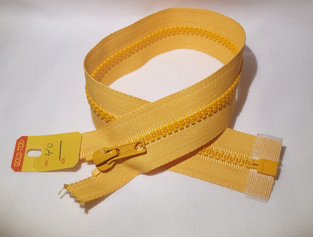 Opinn rennilás, plast - 1 sleði