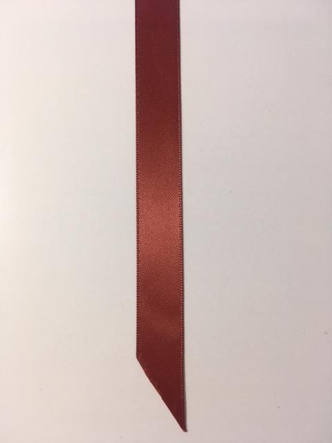 1.6 cm satin borðar - brúnir tónar