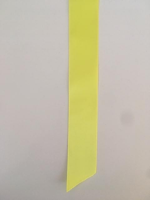 2.6 cm satin borðar - bjartir neon