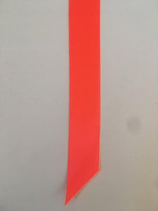 2.6 cm satin borðar - bjartir neon