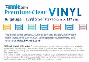 Premium Clear Vinyl - Plast
