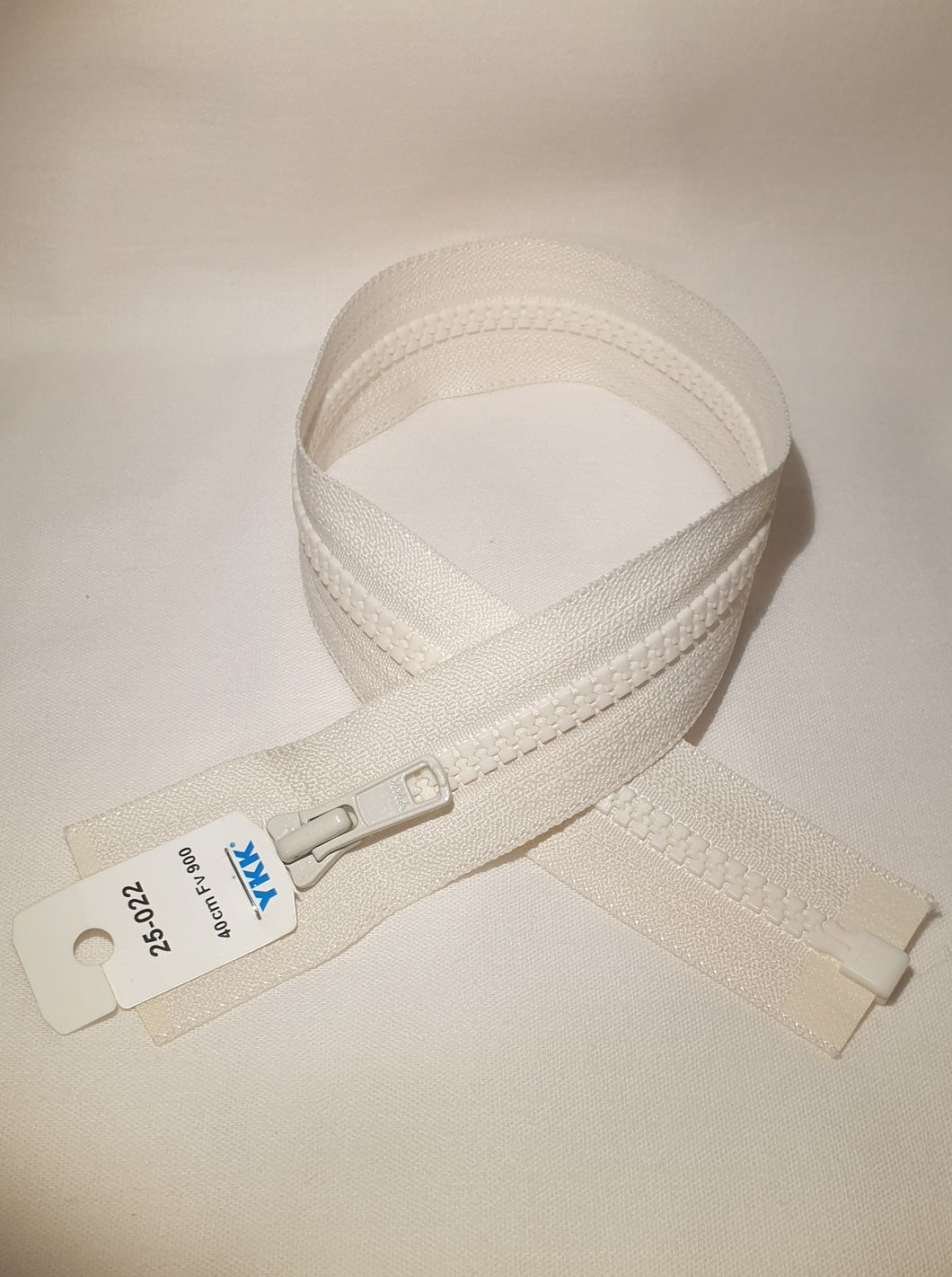 Opinn rennilás, 40 cm - 1 sleði
