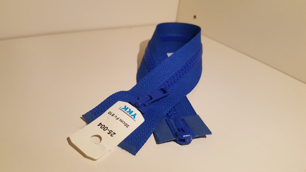 Opinn rennilás, plast - 1 sleði