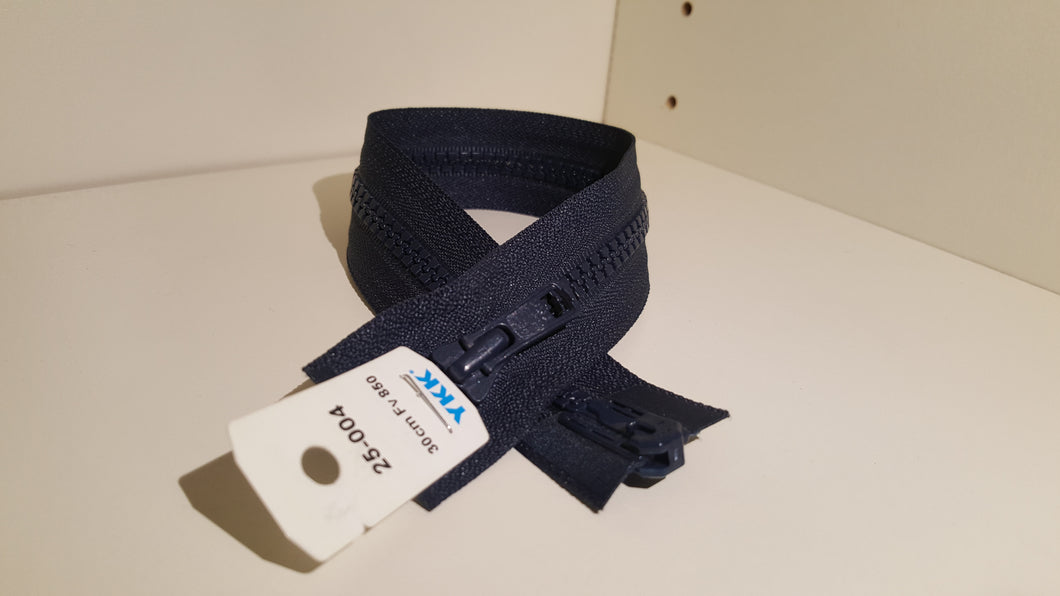 Opinn rennilás, plast - 1 sleði