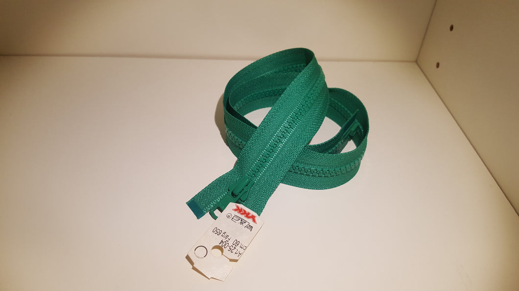 Opinn rennilás, 60cm - 1 sleði
