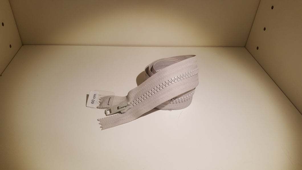 Opinn rennilás, 60cm - 1 sleði