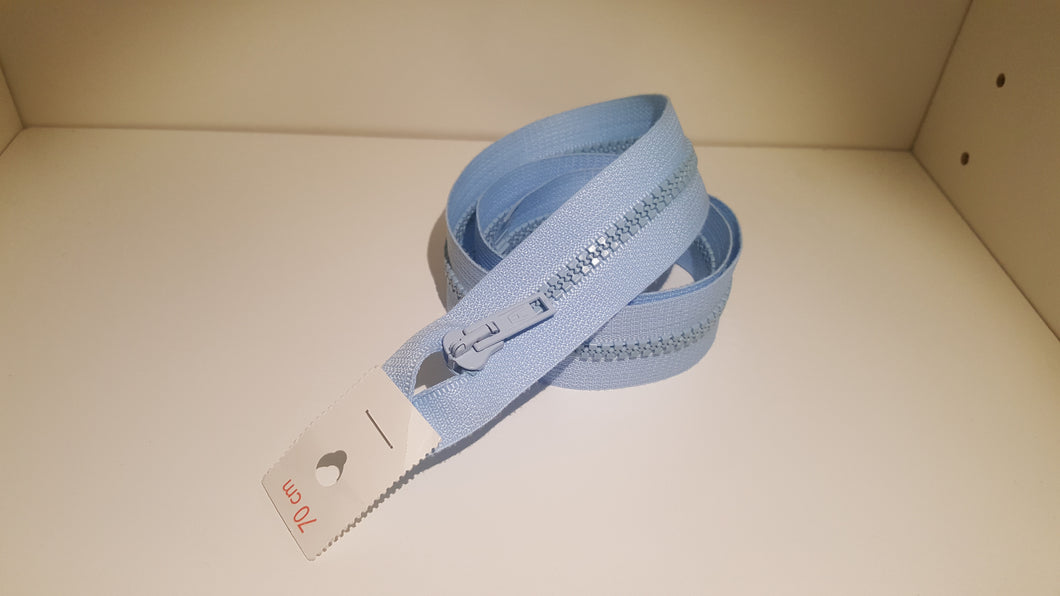 Opinn rennilás, 70cm - 1 sleði