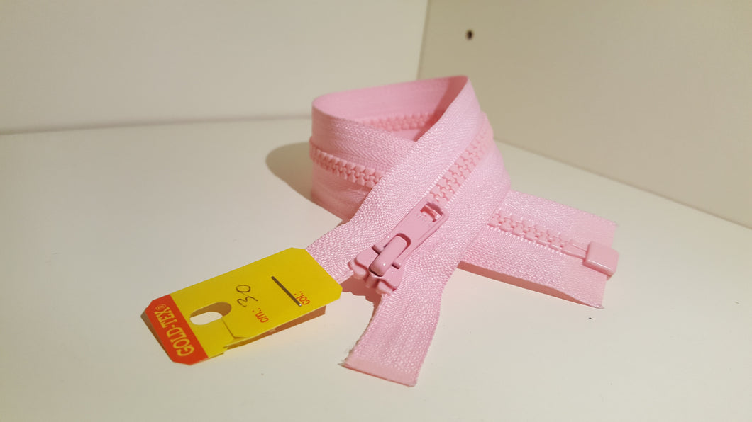 Opinn rennilás, plast - 1 sleði